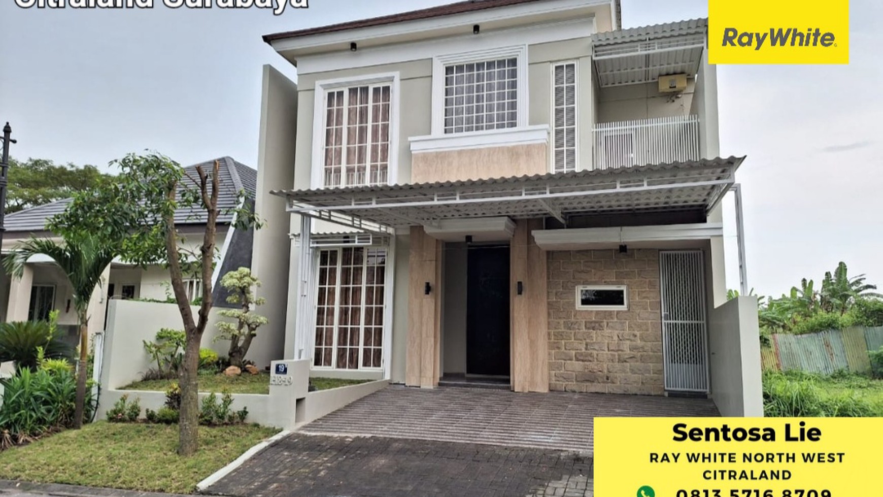 Dijual Rumah Bukit Palma Classica Citraland Surabaya BONUS FULL FURNISHED Modern Siap Huni Lokasi Bagus