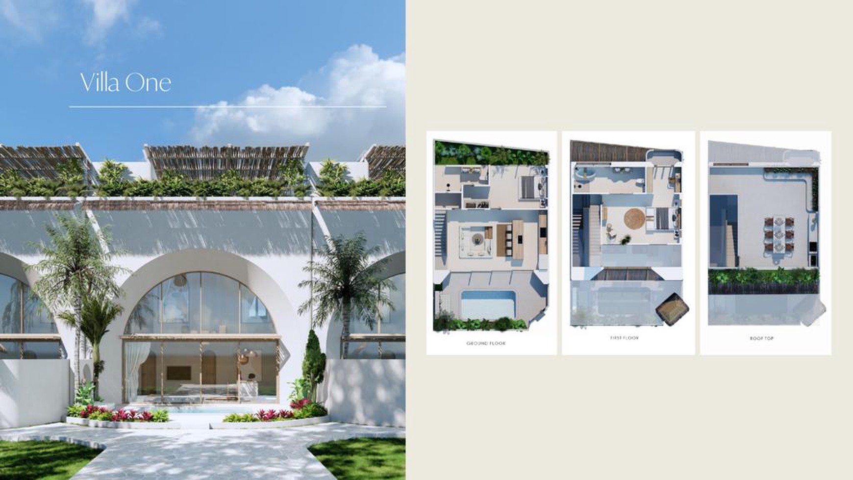 For Sale Leasehold  - Brand new beautiful villa complex Mediterranean  styles close to  Dreamland and Bingin beach Uluwatu