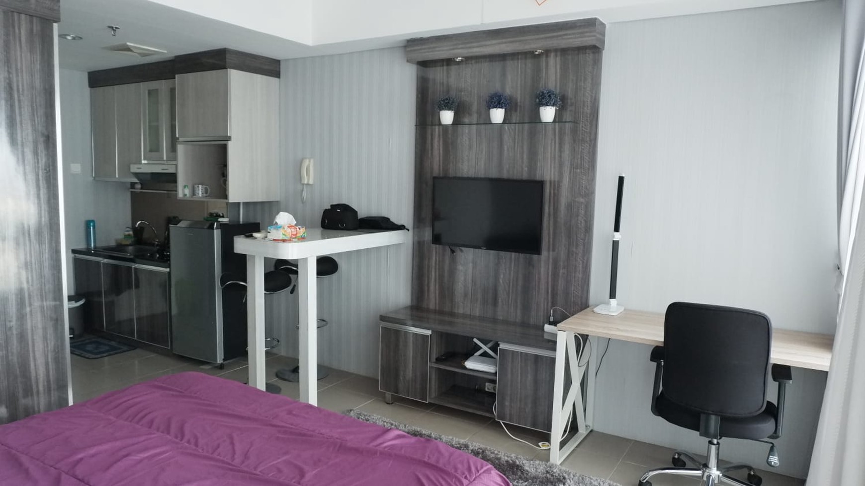 Apartemen Altiz Diarea Bintaro jaya 3, Fully Furnished Askses Toll Bintaro