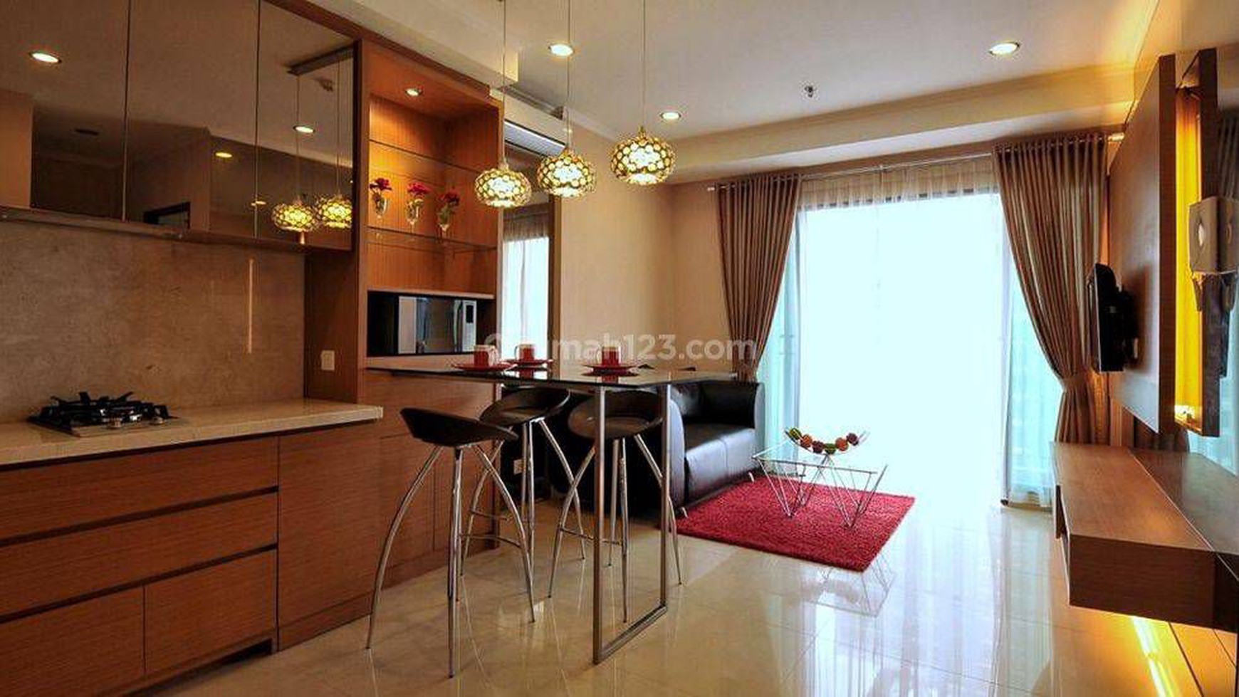 Apartemen Hamptons Park 2 BR Furnished