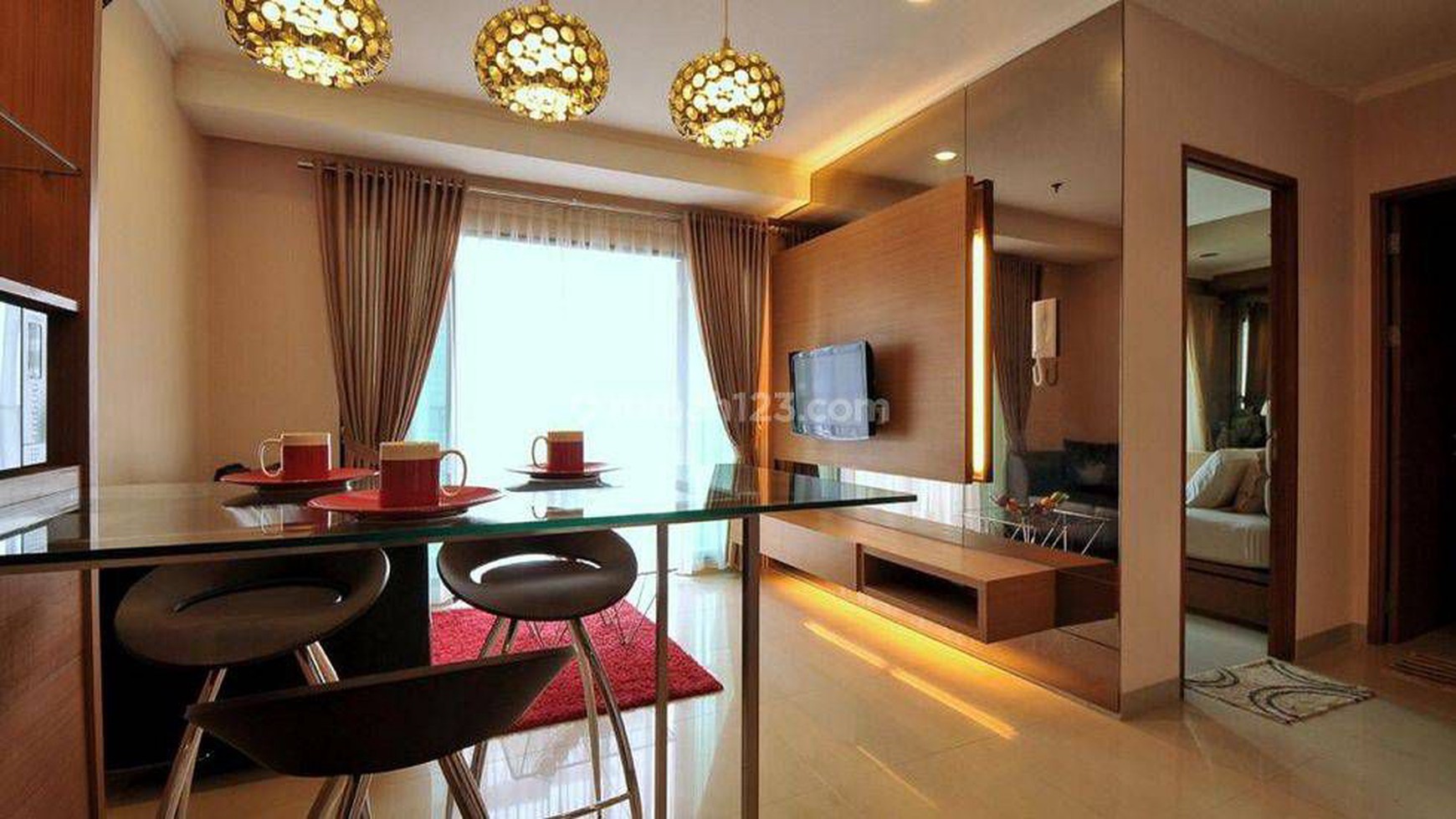 Apartemen Hamptons Park 2 BR Furnished