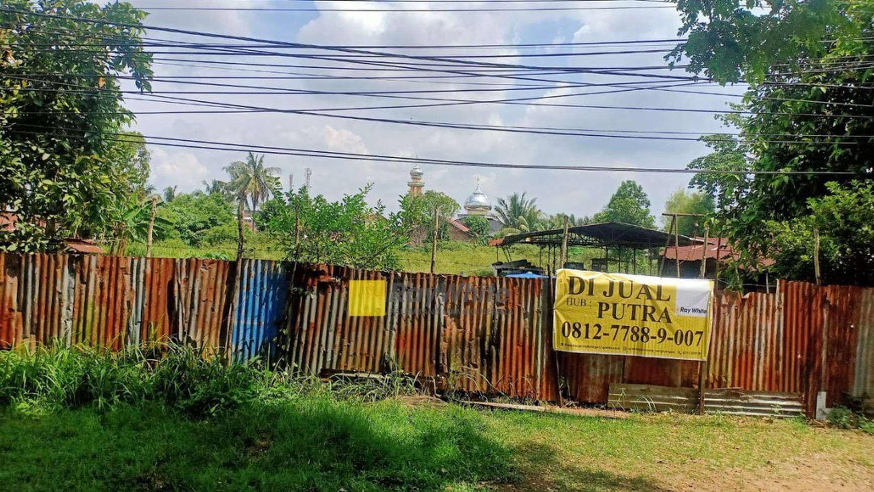 Tanah pinggir jalan protokol kota Palembang 