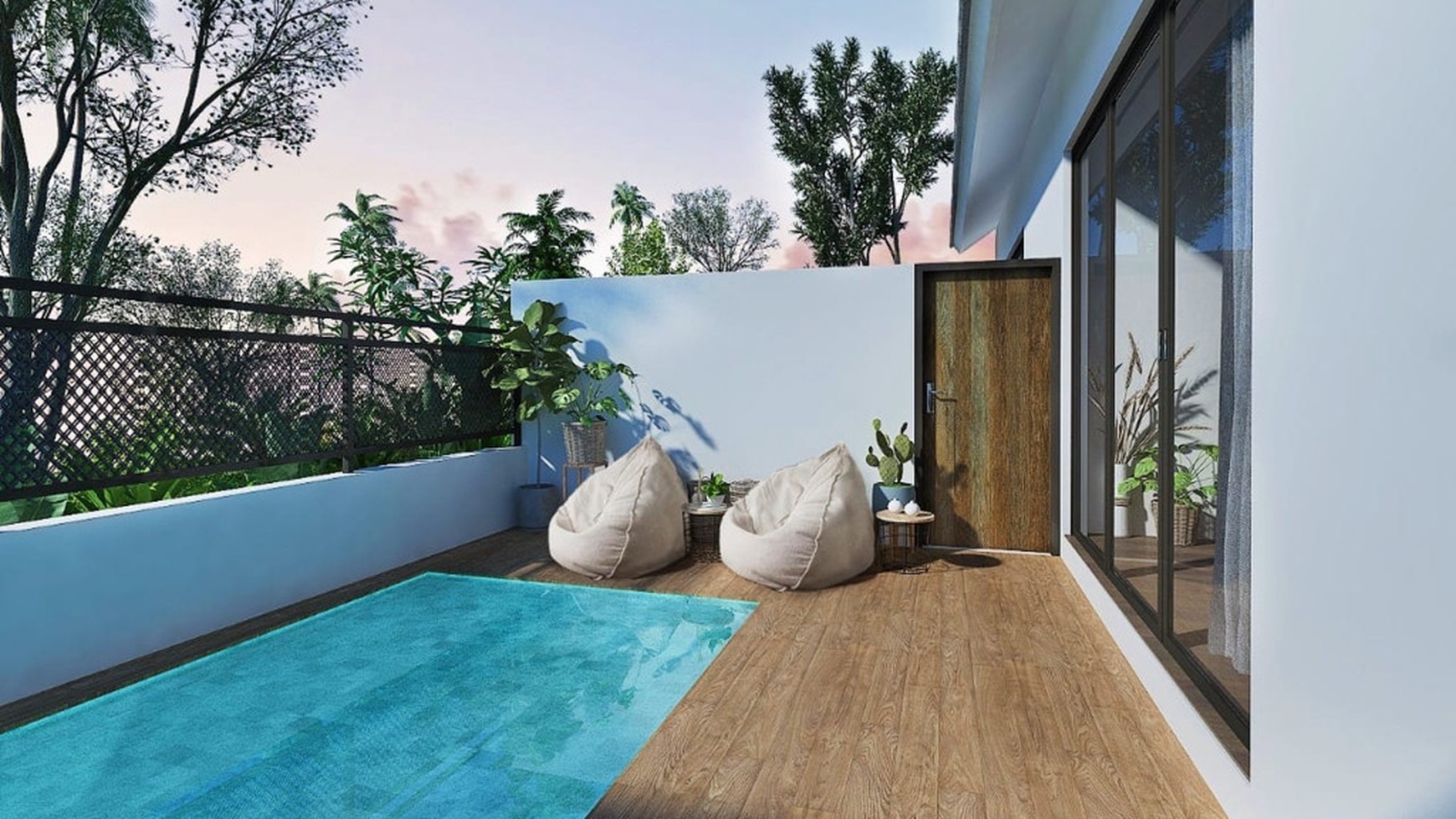 For Sale Leasehold - Brand new complex stylish loft villas with private pool in Canggu