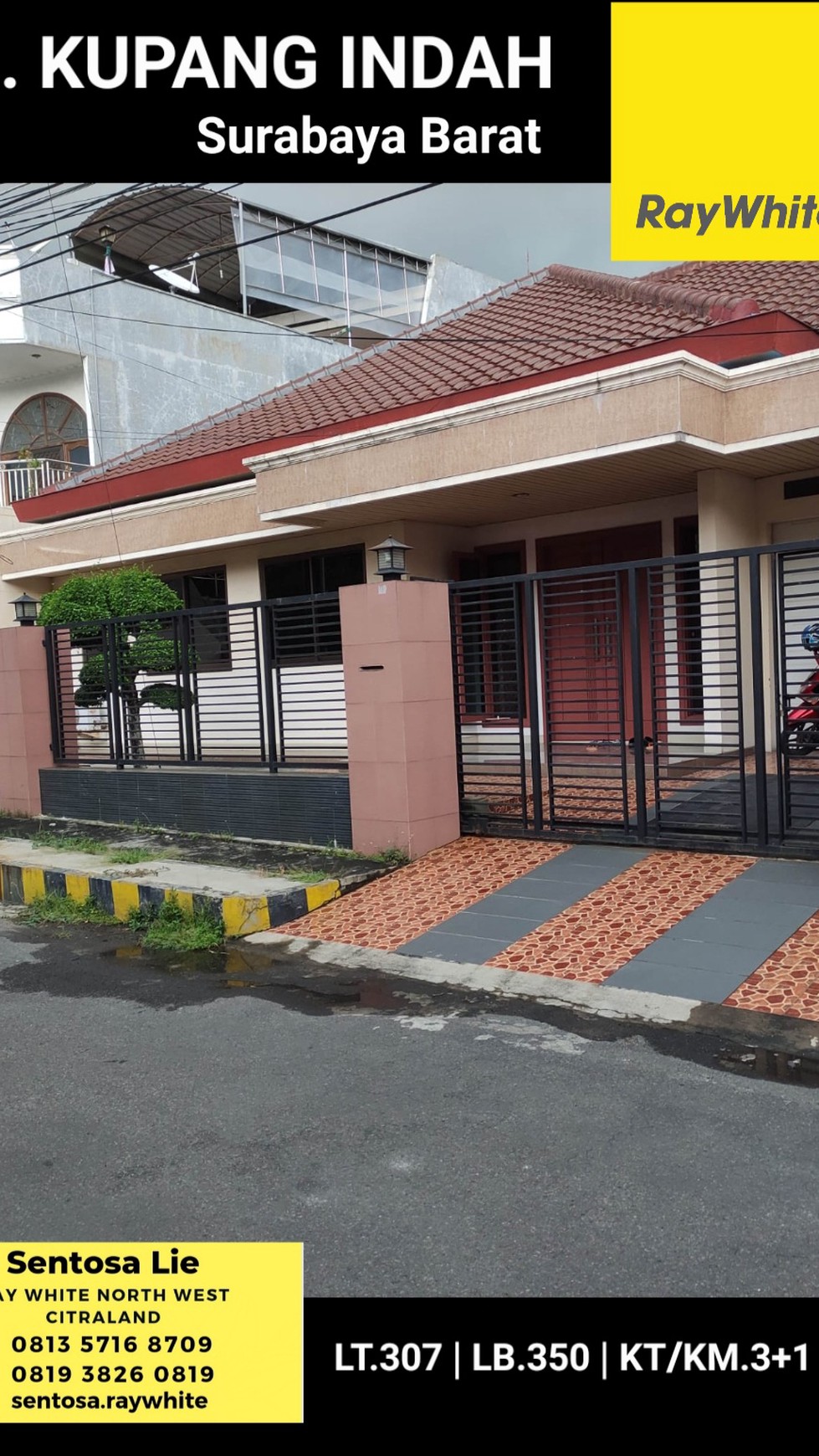 Dijual Rumah Kupang Indah Surabaya Fresh Terawat Siap Huni 