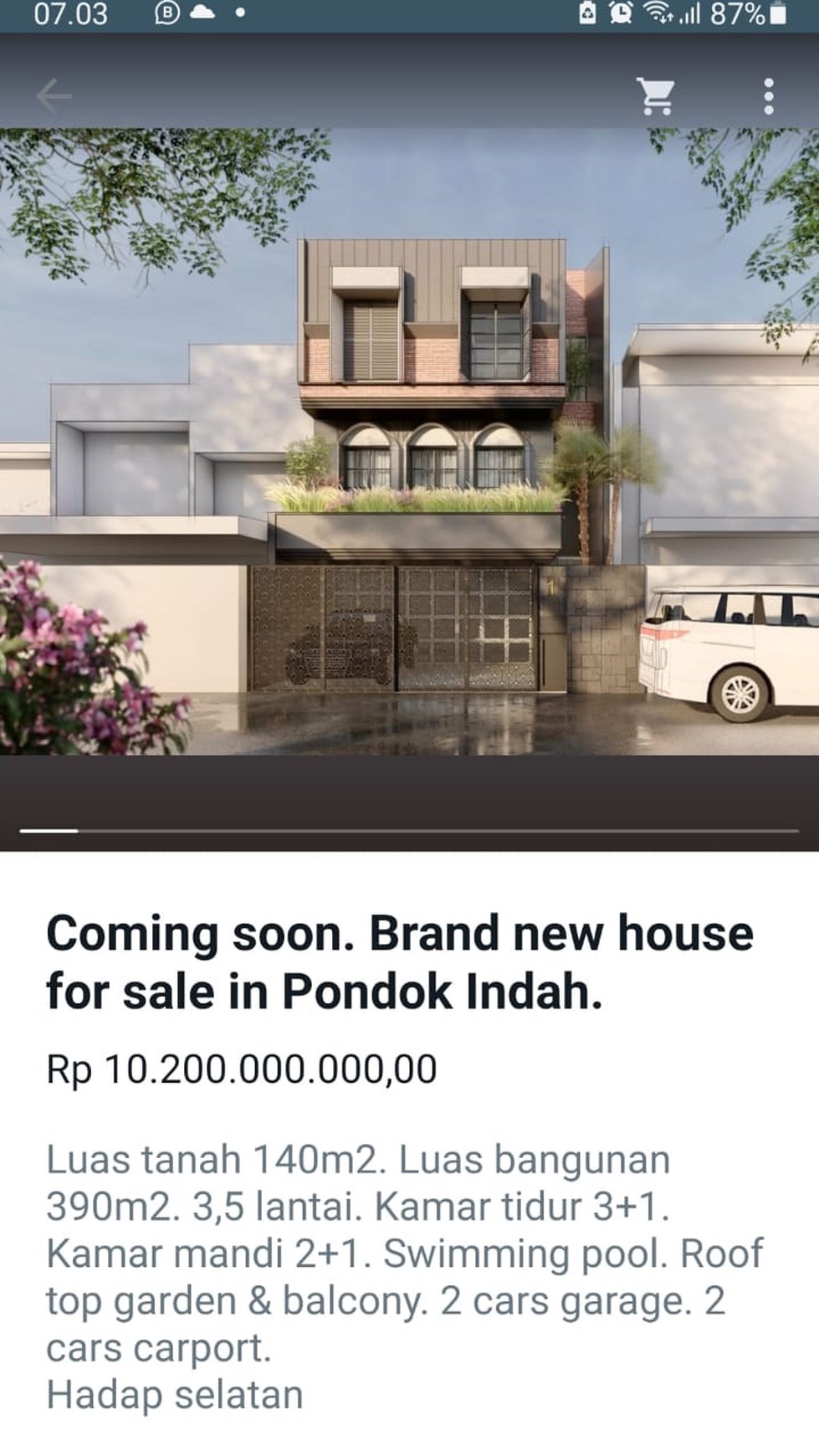 Rumah Brand New Lokasi Premium Pondok Indah