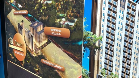 Apartemen Oak Tower blum pernah di pakai,BU di Jl.Perintis Kemerdekaan Jakarta Timur