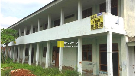 Dijual Tanah dan Bangunan ex Sekolahan di Kedaton