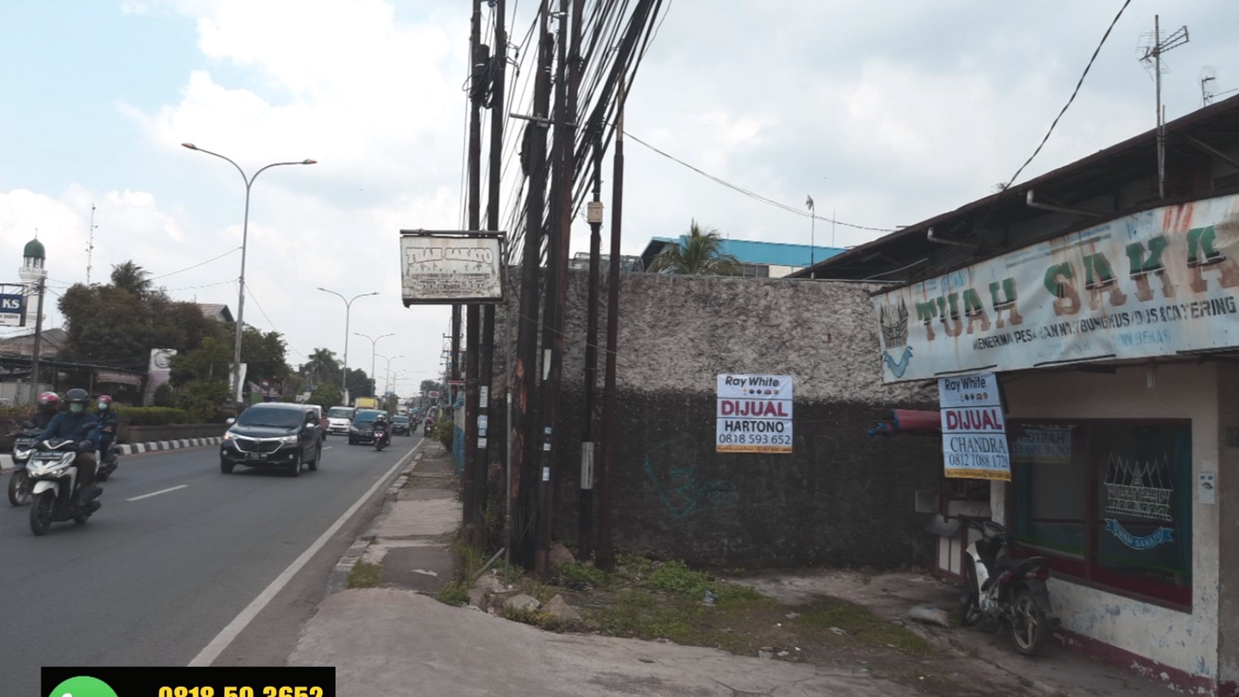 Tanah Dijual Jalan Sultan Hasanudin Bekasi-Hartono