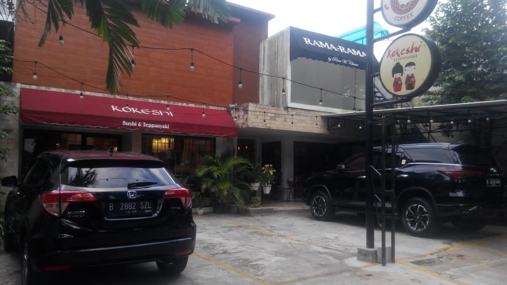 Dijual Bangunan Restoran. Lokasi Komersial. Panglima Polim