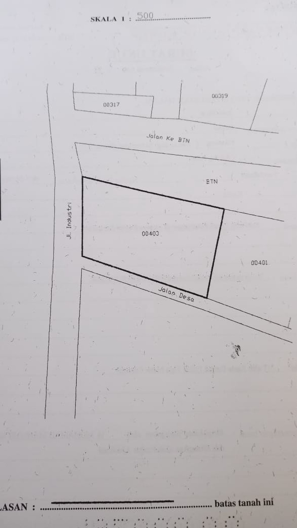 Tanah Luas Dan Bangunan Di Tepi Jalan Raya Dekat Simpang SGC Cikarang-Kota 