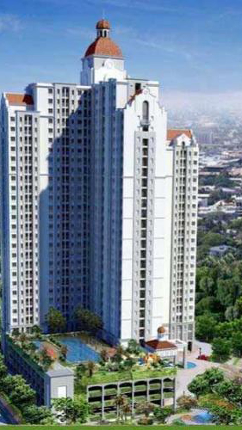Apartment Studio view Danau di Southern Lake Apartment 
