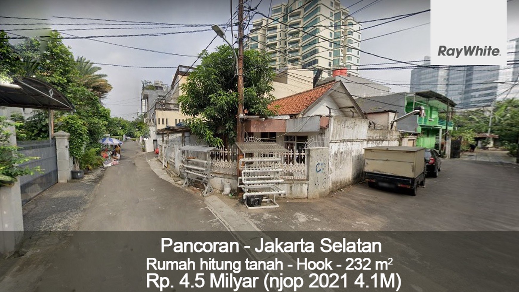 Rumah tua hitung tanah Pancoran Jakarta selatan