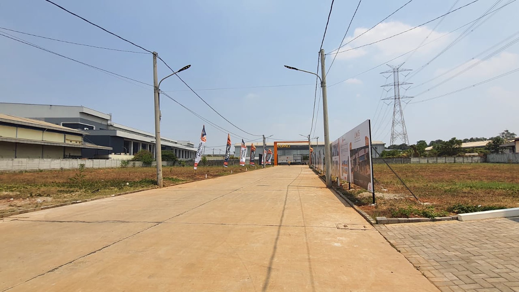 Kawasan Pergudangan Moderen LIMUS BIZ ESTATE di Narogong Cileungsi (Hanya 200 M2 dari exit Tol Narogong)