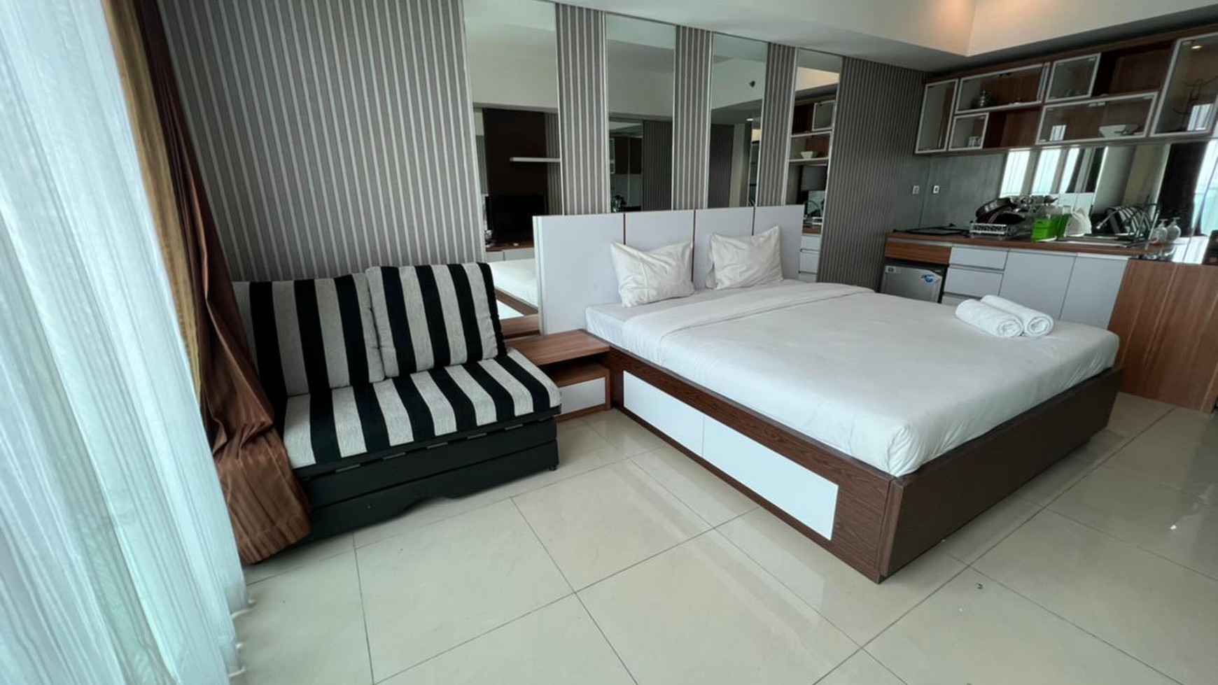 Apartemen Studio Taman Sari La Grande Lux Furnish Lantai 10 View BEC