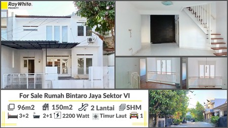 Rumah Cantiq Minimalis Luas 96m2 di Bintaro Jaya harga 2.5M Nego sampai DEAL