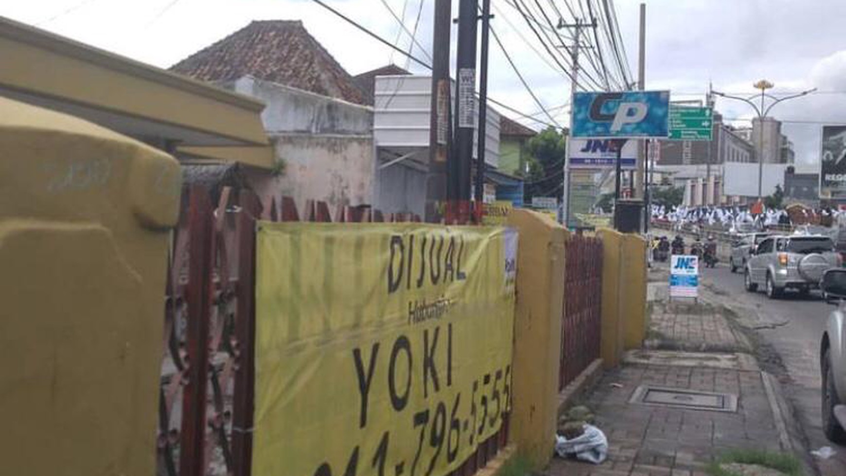 Tanah strategis bonus rumah murah dipinggir jalan Teuku Umar Kedaton Bandarlampung