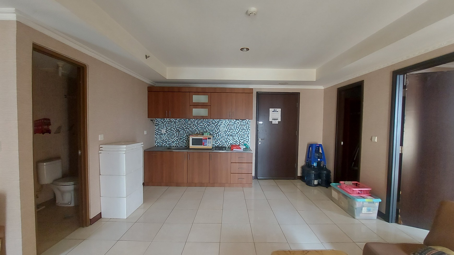 Apartemen 71m2 2+1 kamar lantai tinggi di Boutique Kemayoran