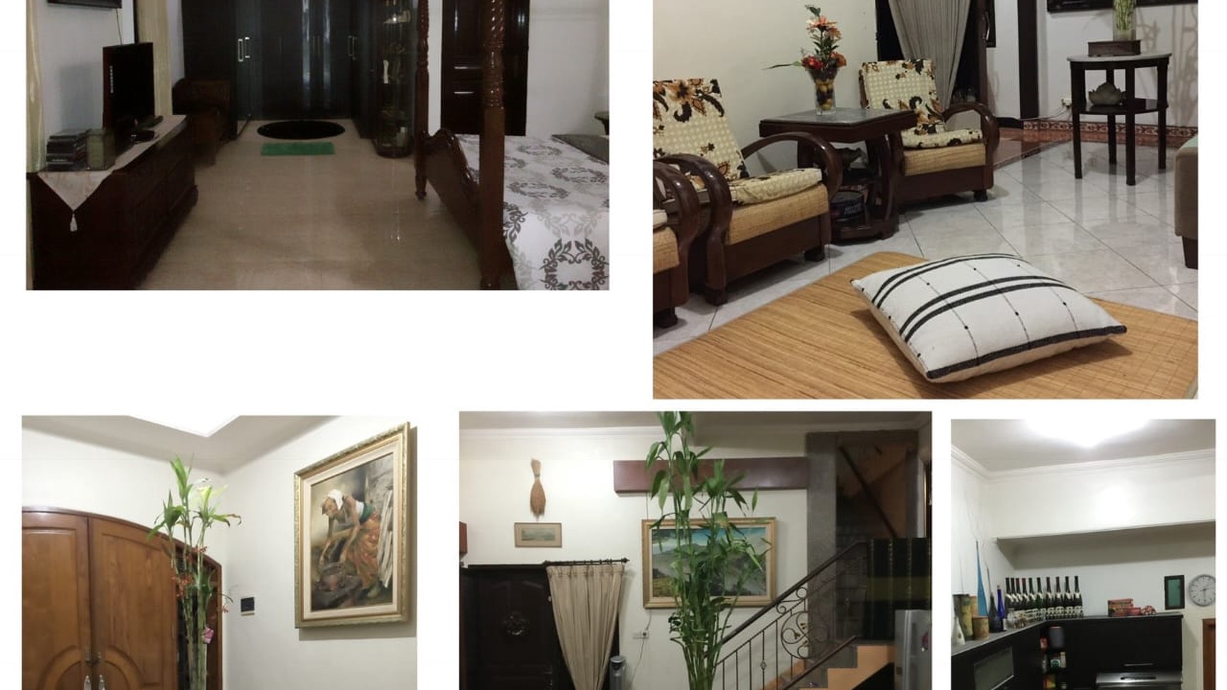 Rumah Hook Gaya Jawa Modern Full Furnished Istana Mentari Cemengkalang Sidoarjo