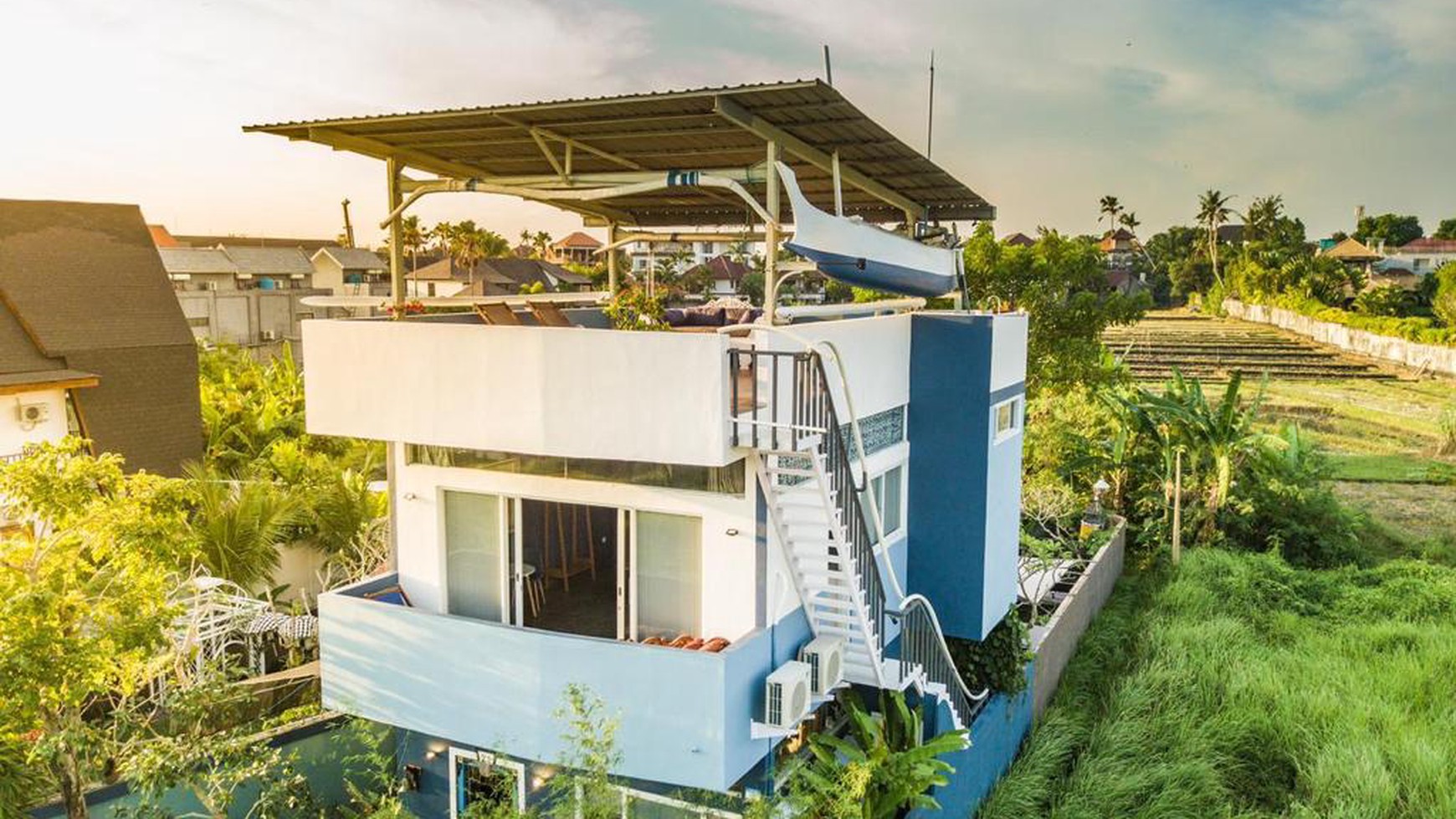 Villa 1 Bedrooms with Ocean View in Close Beach Pererenan Bali