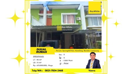 Rumah Type Vanda harga dibawah harga Developer