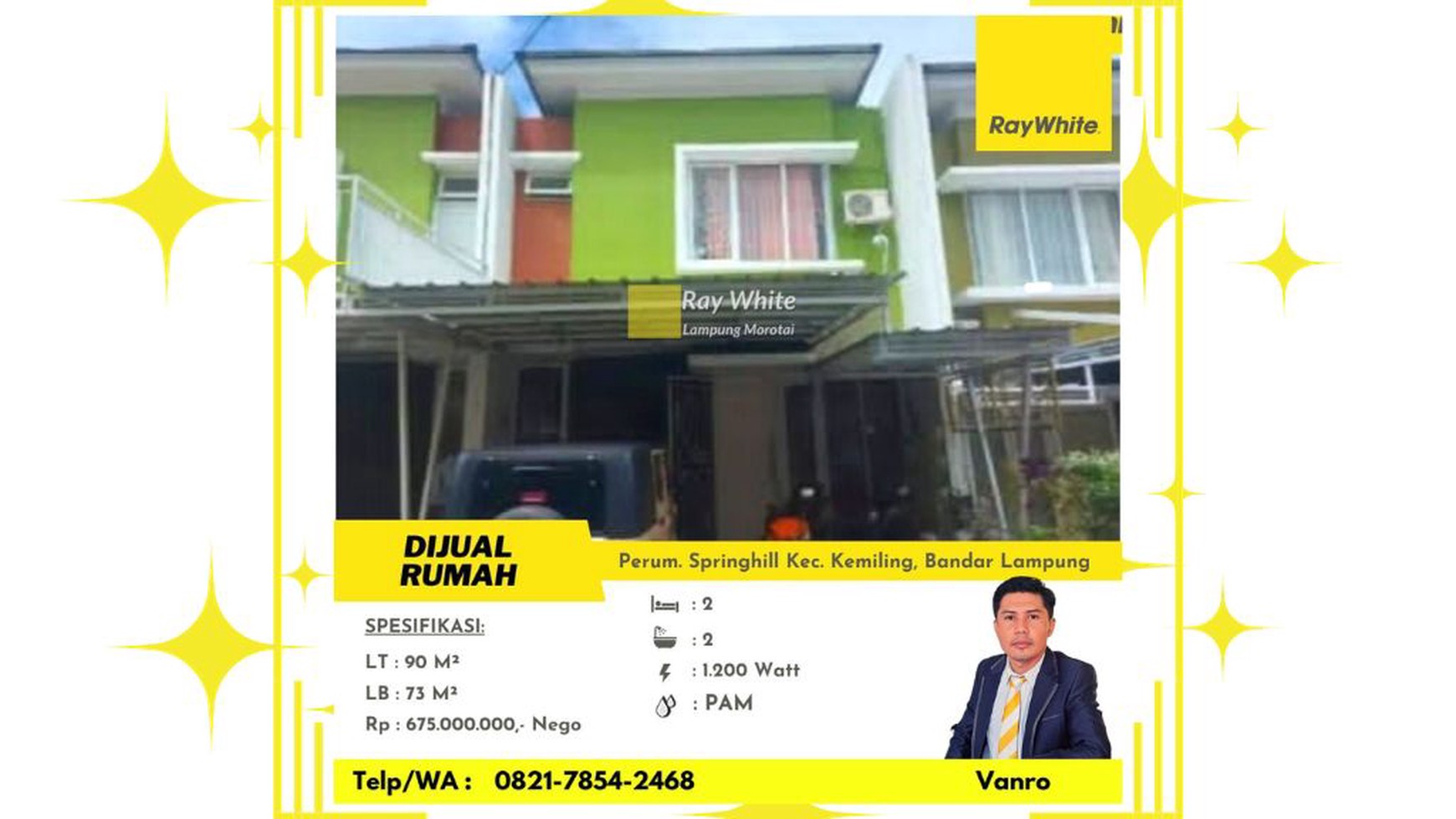 Rumah Type Vanda harga dibawah harga Developer