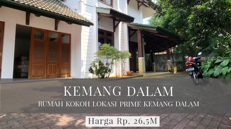 Rumah Kokoh Siap Huni Lokasi Tenang Area Kemang Dalam