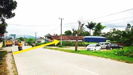 Tanah murah dipinggir jalan utama Alimudin Umar Campang Raya Bandarlampung