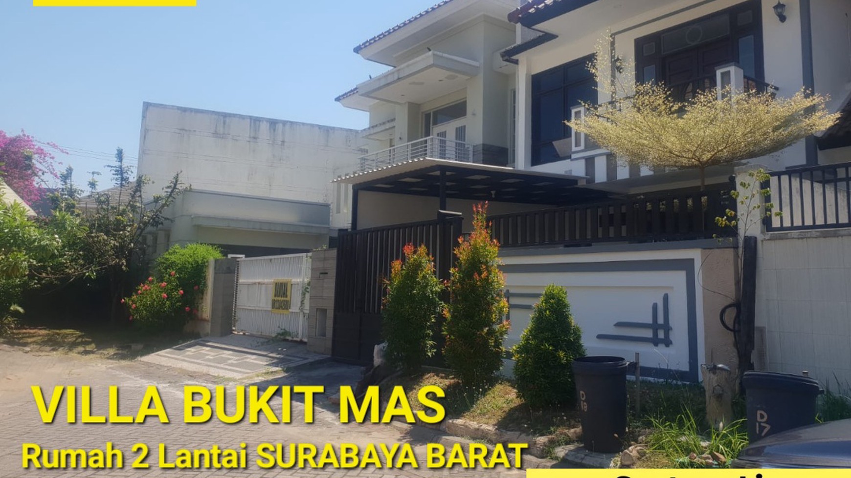 Rumah Villa Bukit Mas Surabaya - Lantai MARMER + SEMI Furnished Dekat Akses Tol Satelit, Ciputra World Mall