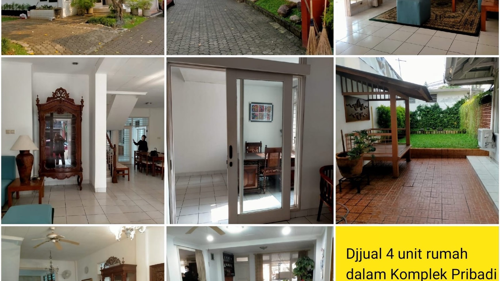 Town House 4 unit, Pejaten Jakarta Selatan