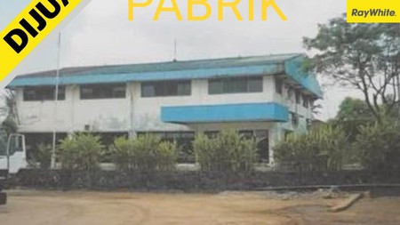 Dijual Pabrik, Gudang, bangunan dan Tanah  yk