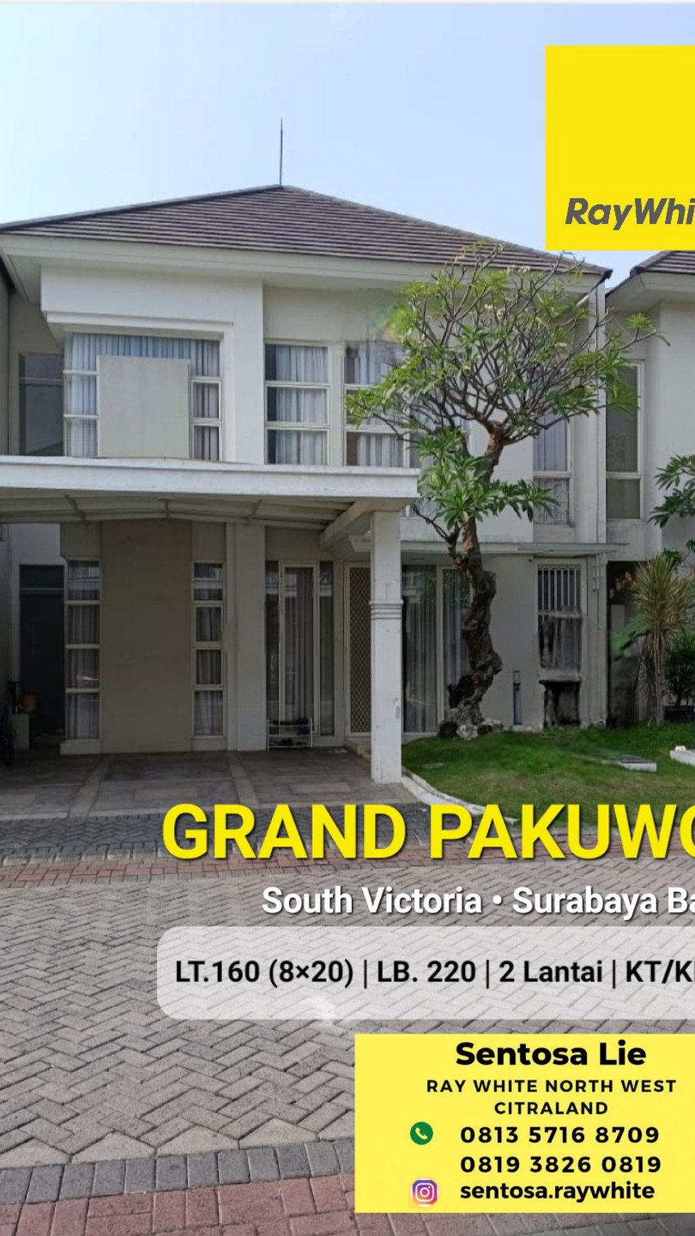 Rumah Grand Pakuwon South Victoria - Furnished Mewah Siap Huni 