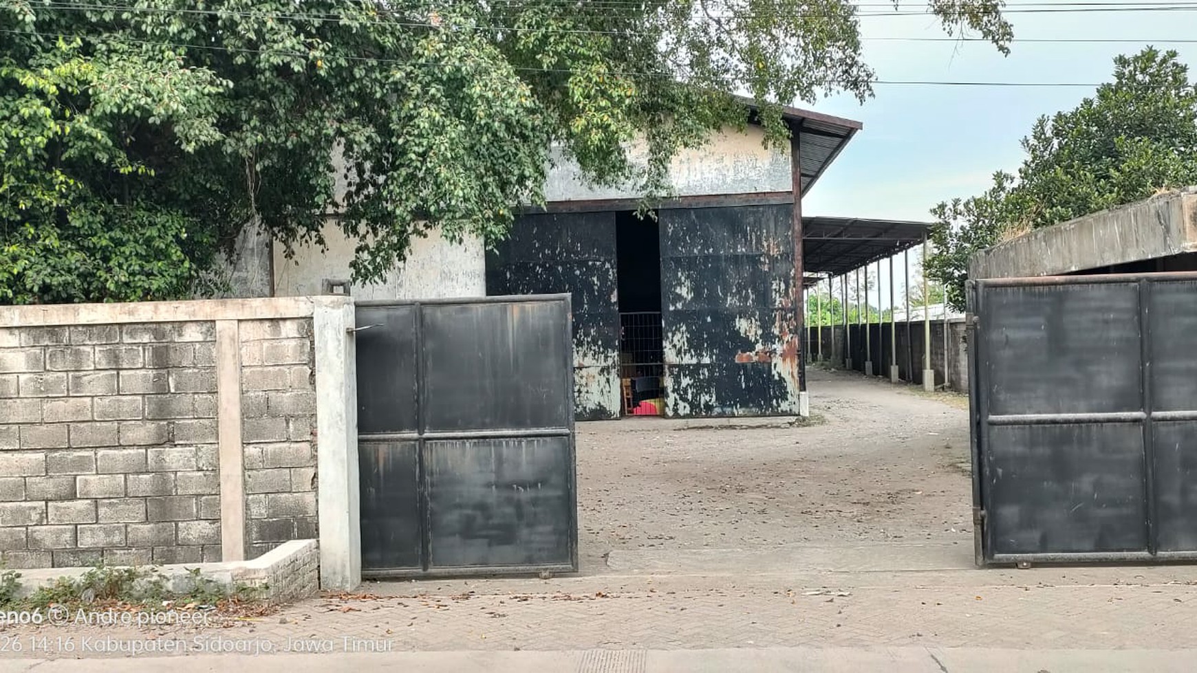 Jual Gudang  Jl Sarirogo Trosobo Taman Sidoarjo