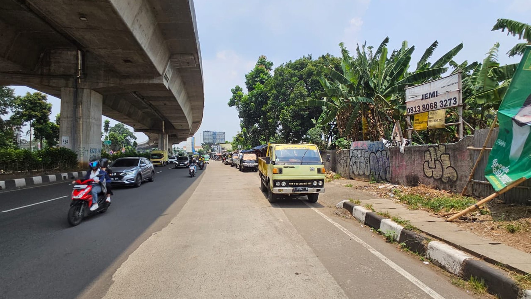 Kavling Siap Bangun di Pinggir Jalan Sholeh Iskandar, Cibadak, Tanah Sereal, Bogor