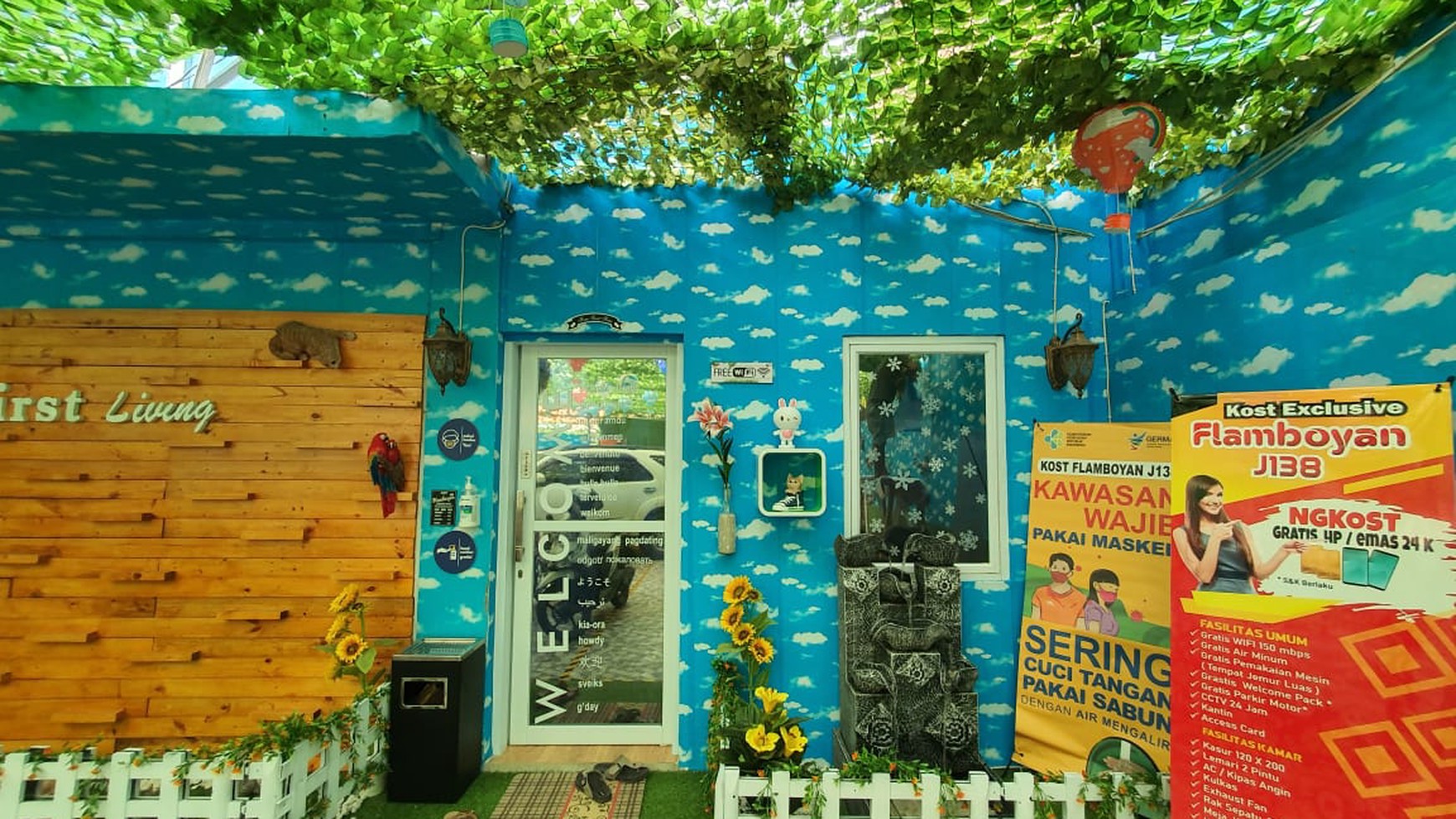 Rumah Kost ekslusif dan instagramable di Kramat Lontar Jakarta Pusat