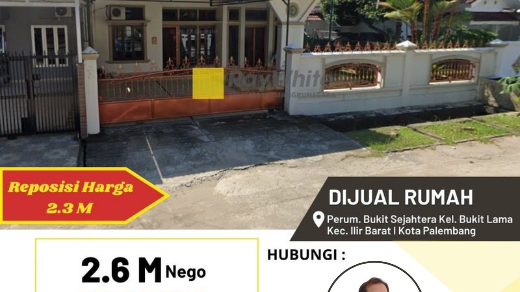 Dijual Rumah di Perumahan Bukit Sejahtera (Poligon) di Palembang