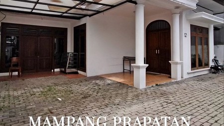 Rumah Cocok Untuk Kantor Lokasi Strategis Area Mampang Prapatan