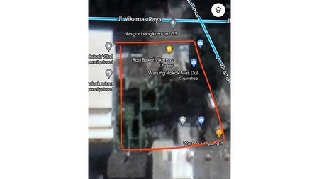 Tanah Villa Kapuk Mas, Penjaringan, Luas 22,42x24m2