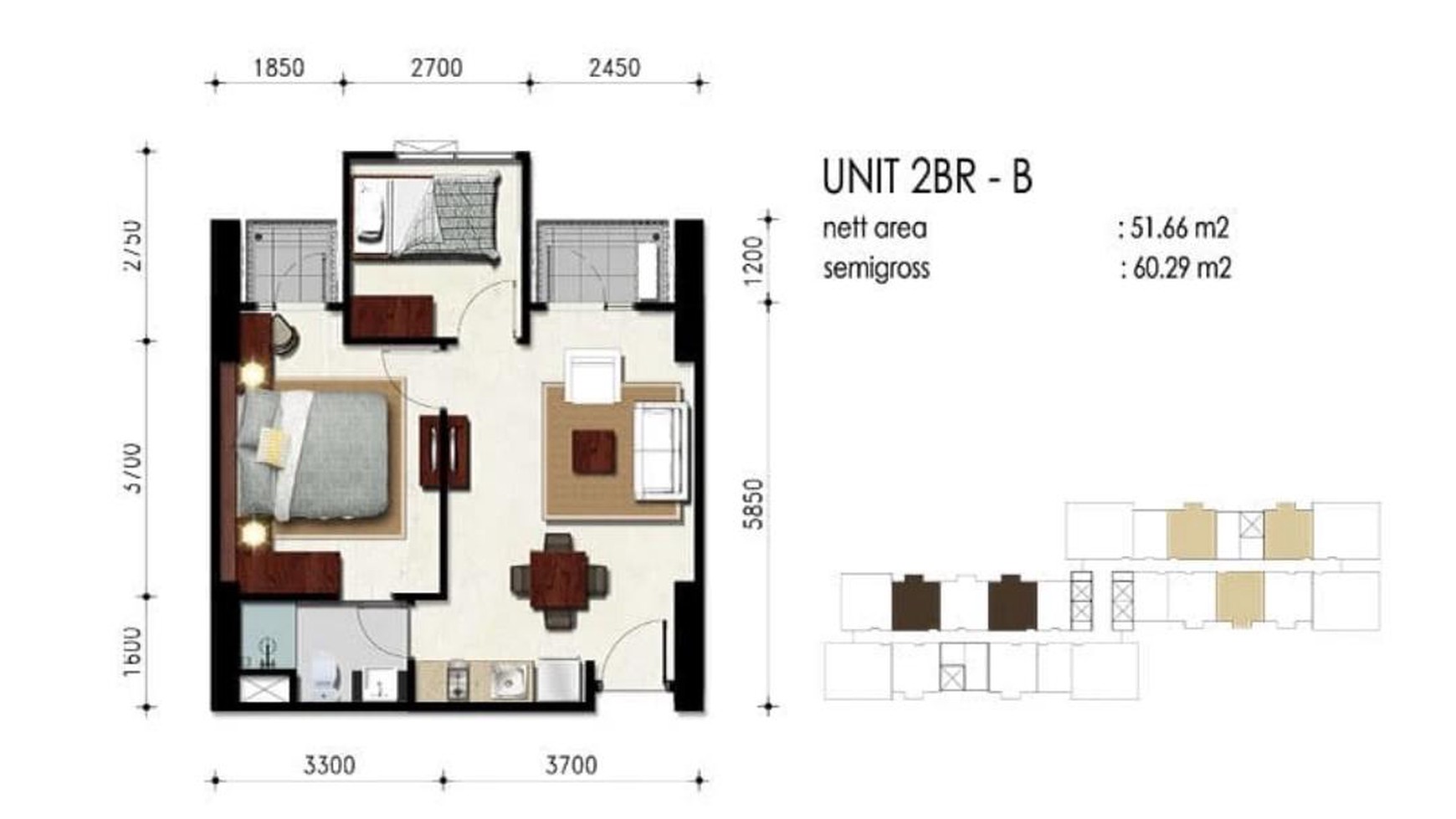 Apart Siap Huni Di Apart Permata Hijau Suites Tower Ebony DKI Jakarta