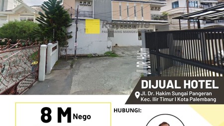 Dijual Hotel strategis di Kota Palembang