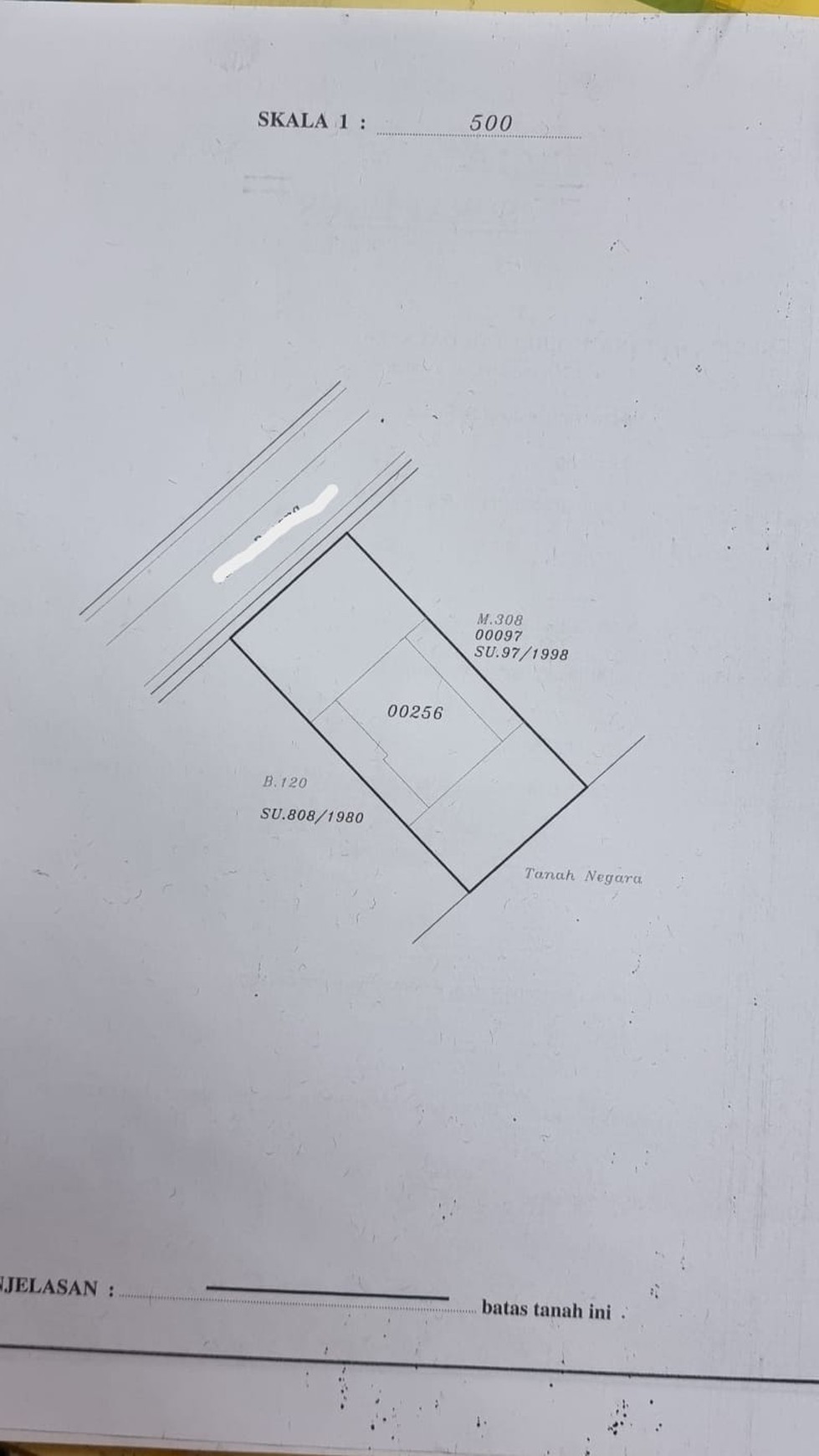 Dijual Harga murah Hitung Tanah di Menteng