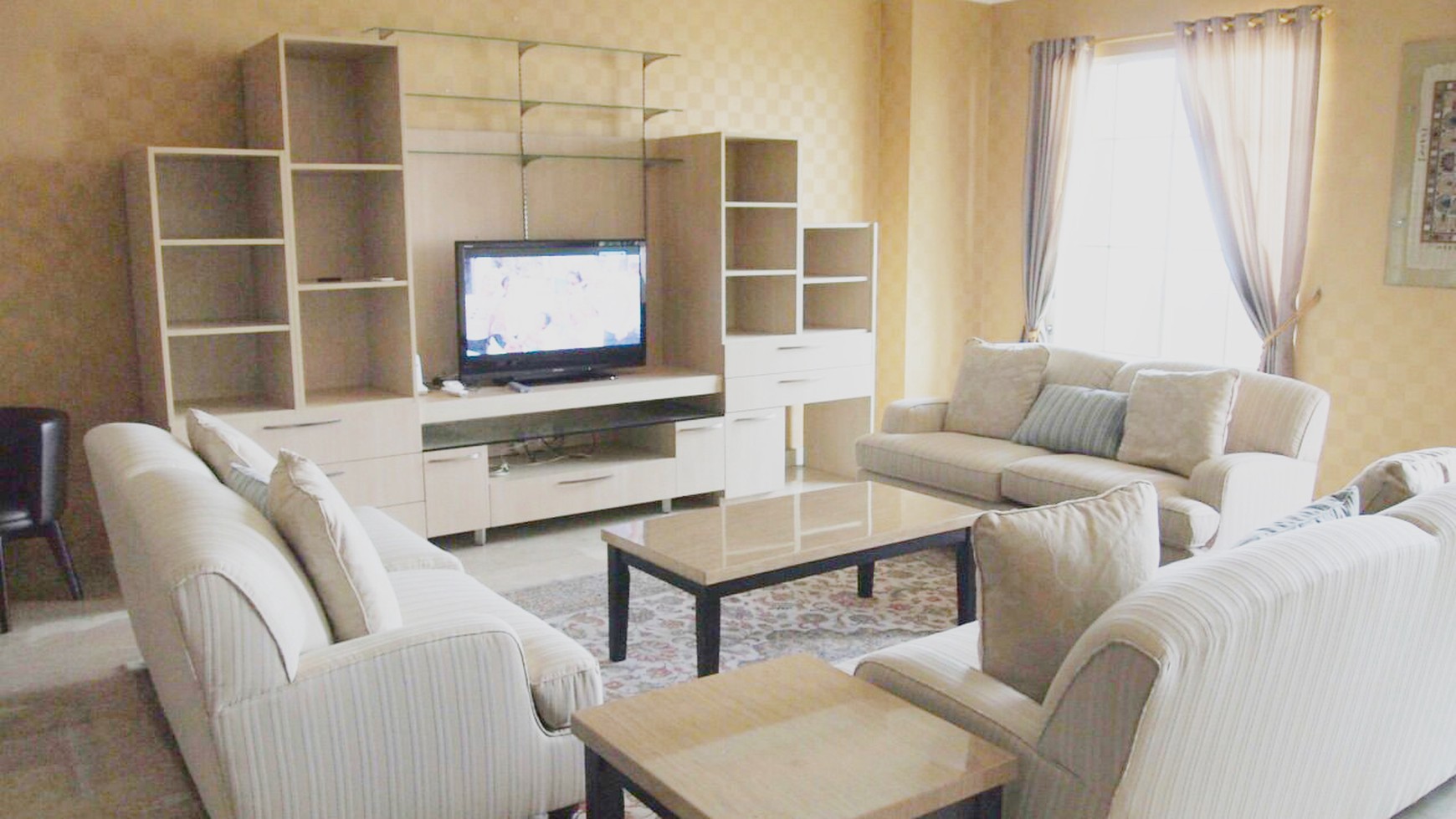 Apartemen 3 Bedroom, Furnished di Apart Belleza Tower Louvre, Permata Hijau