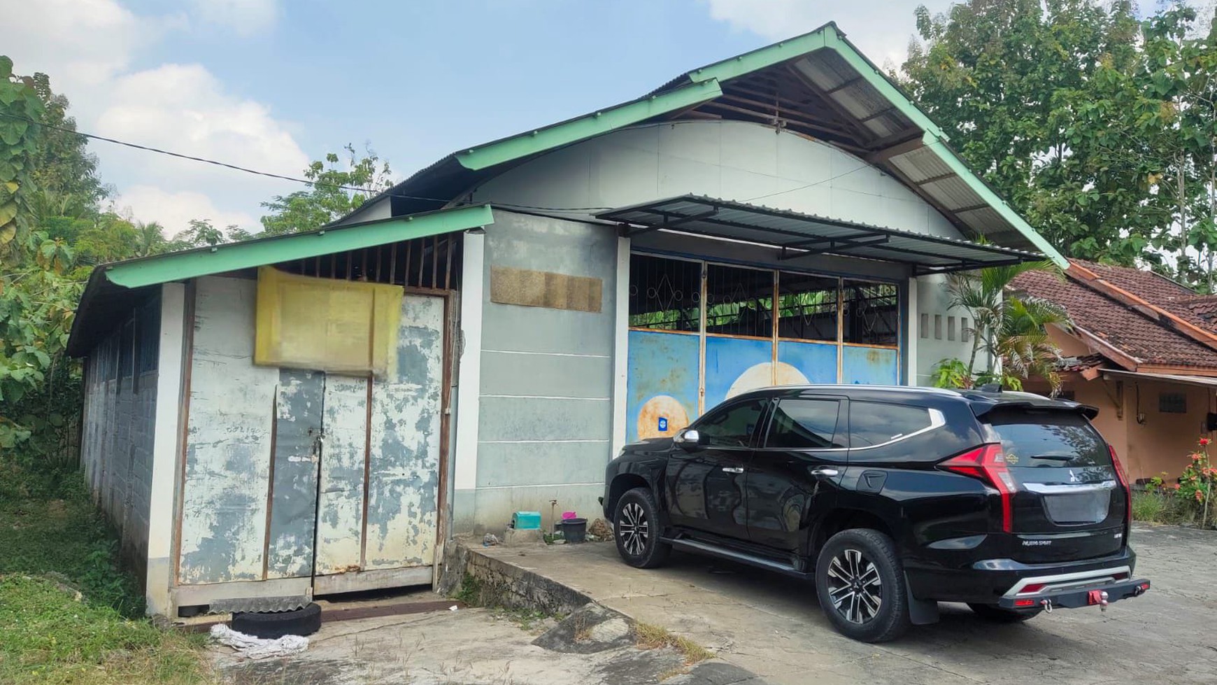 Gudang + Tanah Luas 3324 Meter Persegi lokasi Wonosari Gunung Kidul 