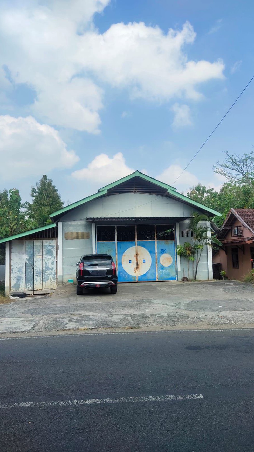 Gudang + Tanah Luas 3324 Meter Persegi lokasi Wonosari Gunung Kidul 