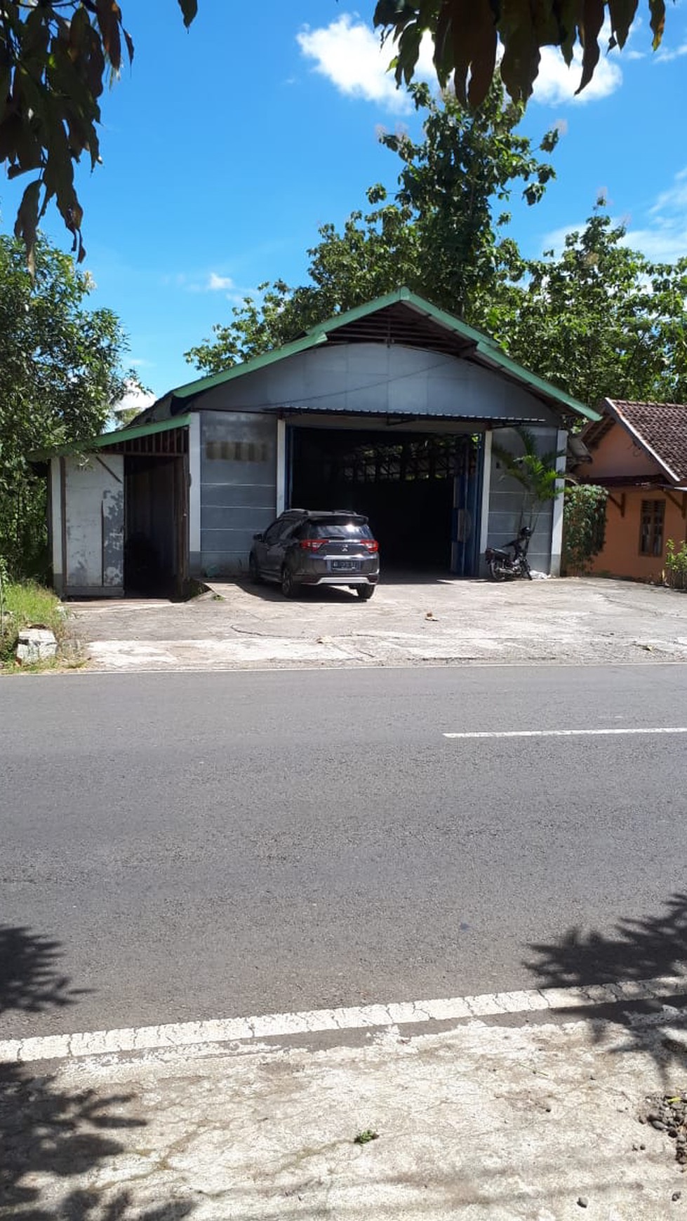 Gudang + Tanah Luas 3324 Meter Persegi lokasi Wonosari Gunung Kidul 