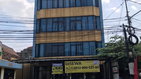 Gedung / Ruko 4 Lantai Gandeng ex Apotik Salemba Tengah Jakarta Pusat