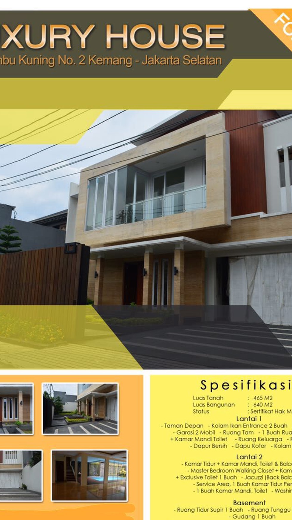 Rumah murah bambung kuning kemang