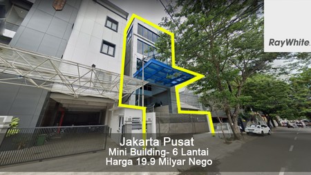 Minibuilding / Gedung Murah 6 Lantai Senen Jakarta Pusat