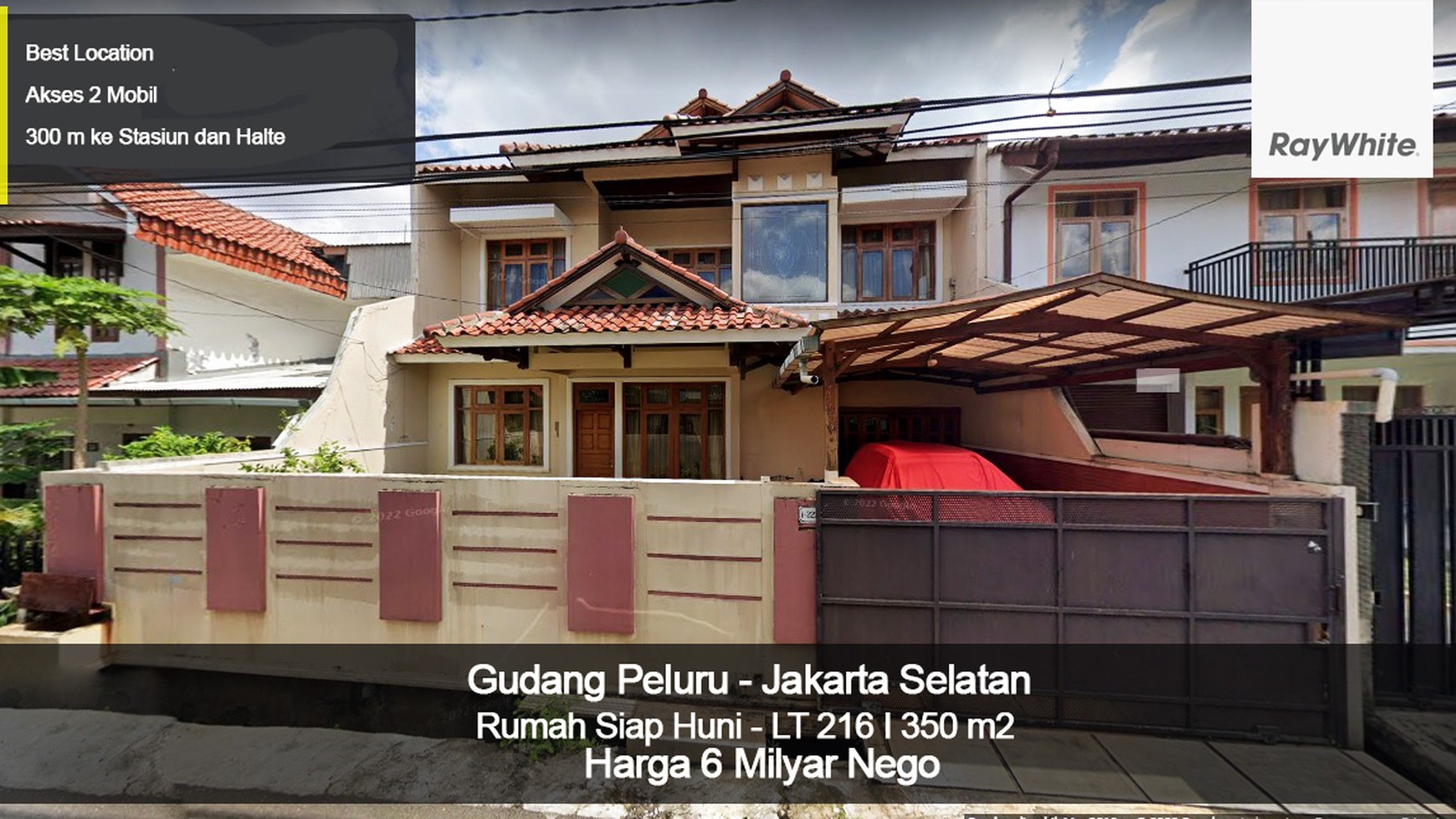 Rumah 2 Lantai Gudang Peluru siap Huni