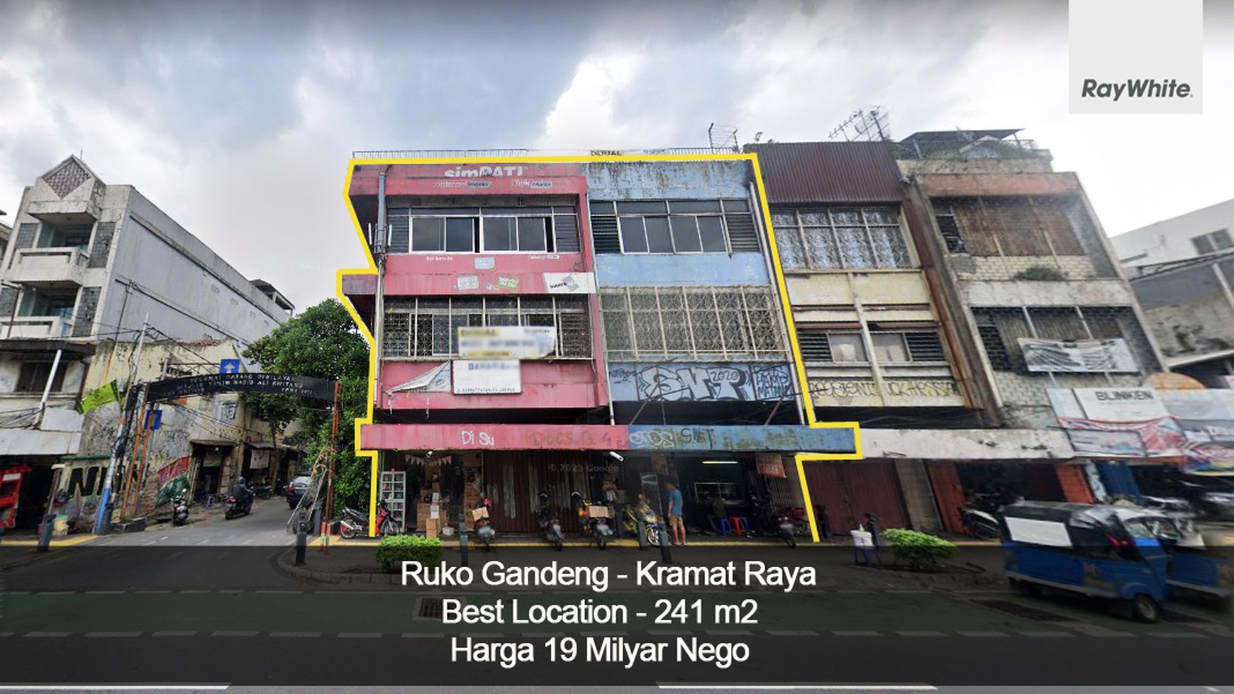 Gedung / Ruko Gandeng Kramat raya Jakarta Pusat