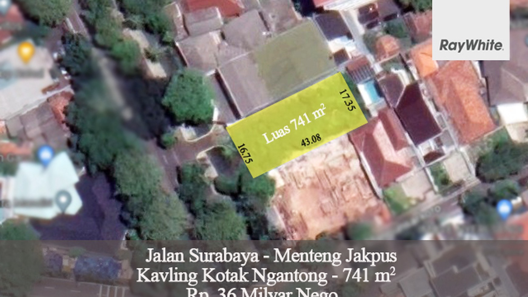 FOR SALE Tanah Kavling Jalan Surabaya Menteng Jakarta Pusat